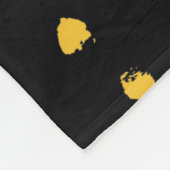 Abstract handmade round seamless pattern throw フリースブランケット (角)