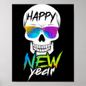 Abstract Happy New Skull Year  ポスター (正面)