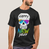 Abstract Happy New Skull Year  Tシャツ (正面)