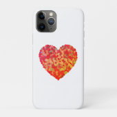 Abstract Heart Confetti Art Case-Mate iPhoneケース (裏)