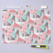 Abstract Hip Modern Geometric Mosaic Art Pattern 薄葉紙 (クラフト)