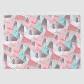 Abstract Hip Modern Geometric Mosaic Art Pattern 薄葉紙 (正面)