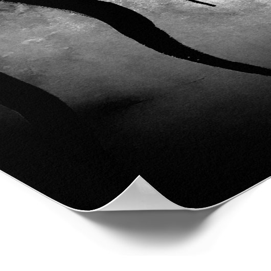 Abstract horror art - baby doll in cage ポスター (角)