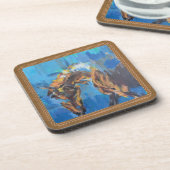 Abstract Horse Art コースター (左側)