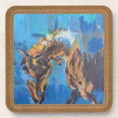 Abstract Horse Art コースター (正面)