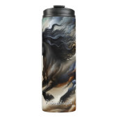 Abstract Horse Cloud Dreamscape Art タンブラー (正面)