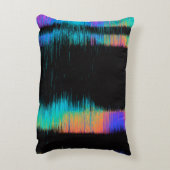 Abstract image of glitched LED screen. Broken vide アクセントクッション (裏面(縦))