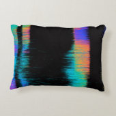 Abstract image of glitched LED screen. Broken vide アクセントクッション (裏面)