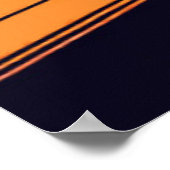 Abstract Industrial Pop Art Mechanical Turbine ポスター (角)