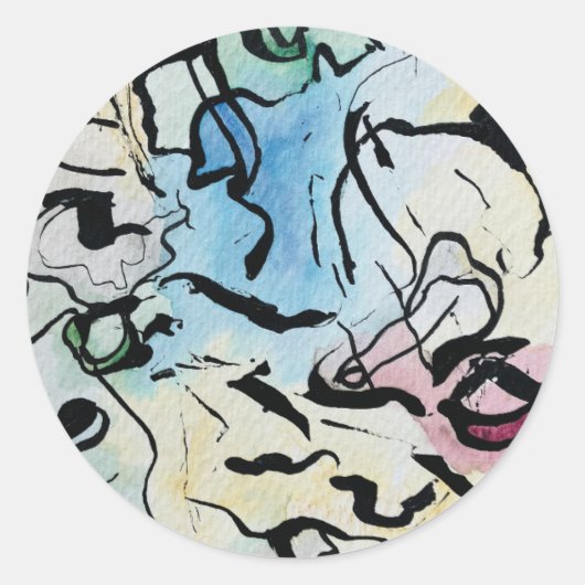 Abstract Ink ラウンドシール (正面)