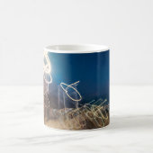 Abstract Intentional Camera Movement Night Light T コーヒーマグカップ (中央)