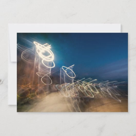 Abstract Intentional Camera Movement Night Light T セーブザデート (正面)