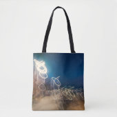 Abstract Intentional Camera Movement Night Light T トートバッグ (正面)