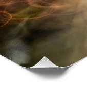 Abstract Intentional Camera Movement Night Light T ポスター (コーナー)