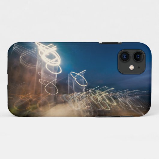 Abstract Intentional Camera Movement Night Light T Case-Mate iPhoneケース (裏面(横))