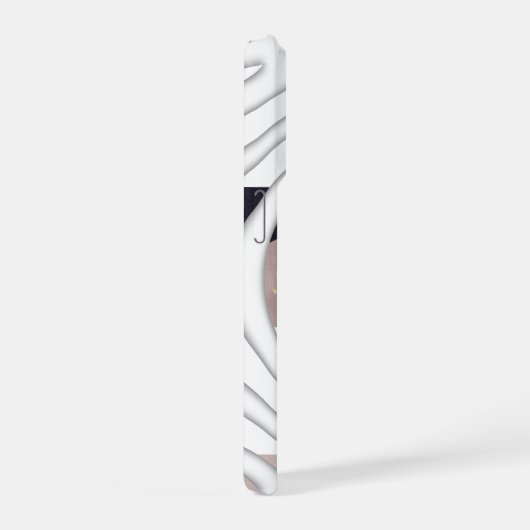 Abstract Iphone 15 pro Case Design iPhoneケース (右側面)