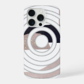 Abstract Iphone 15 pro Case Design iPhoneケース (裏面)