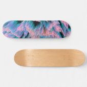 Abstract Iridescent Skateboard Deck スケートボード (横)