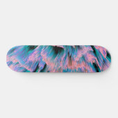 Abstract Iridescent Skateboard Deck スケートボード (横)