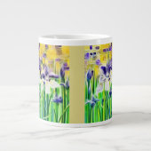 Abstract Iris Cup ジャンボコーヒーマグカップ (正面)