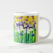 Abstract Iris Cup ジャンボコーヒーマグカップ (右)