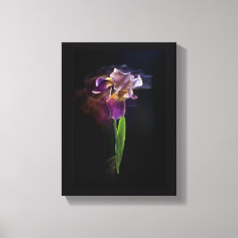 Abstract Iris Flower – Elegant Floral Art キャンバスプリント