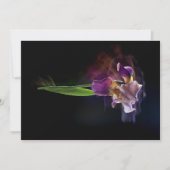 Abstract Iris Flower – Elegant Floral Art シーズンカード (正面)