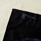 Abstract Iris Flower – Elegant Floral Art ビーチタオル (インサイチュ)