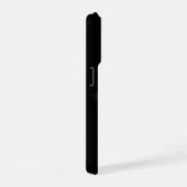 Abstract Iris Flower – Elegant Floral Art iPhoneケース (右側面)