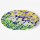 Abstract Iris Paper Napkins ペーパープレート (アングル)