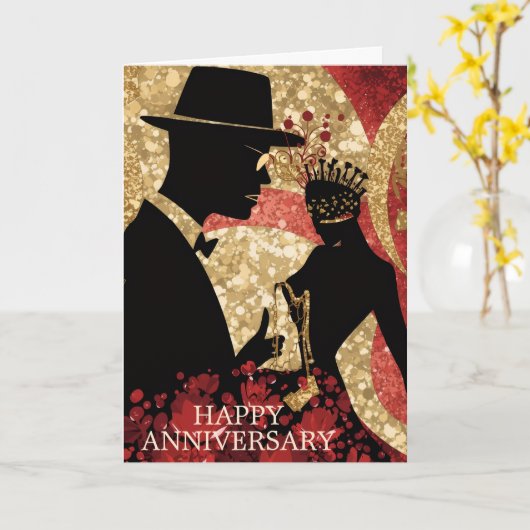 Abstract Jazz Serenade カード (黄色い花)