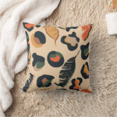 Abstract jungle seamless pattern,wild animal backg クッション (ブランケット)
