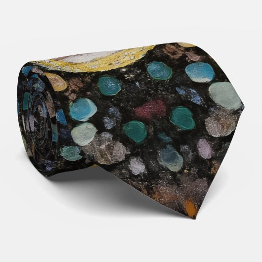 Abstract Kaleidoscopic Art Tie ネクタイ (ロール)