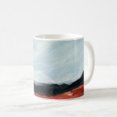 Abstract landscape. Beautiful artistic. Hand paint コーヒーマグカップ (正面右)