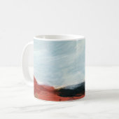 Abstract landscape. Beautiful artistic. Hand paint コーヒーマグカップ (正面左)