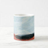Abstract landscape. Beautiful artistic. Hand paint コーヒーマグカップ (中央)