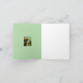 Abstract Landscape Blank Note Card サンキューカード (内部)