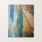 abstract landscape contemporary art ジグソーパズル (縦)