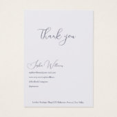 Abstract Lavander Earrings Jewelry Display Card (裏面)