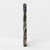 Abstract Leopard Print Swirl Case-Mate iPhoneケース (裏面/左)