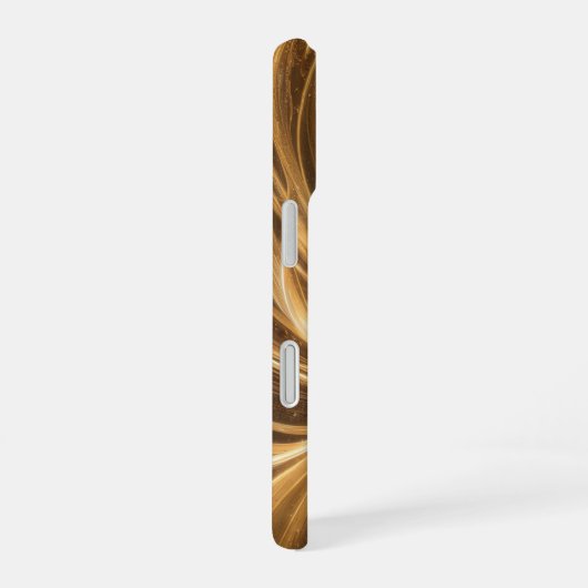 Abstract Light Energy and Cosmic Swirl iPhone 16ケース (右側面)