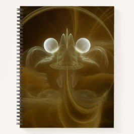 Abstract Light Energy Spiral Notebook ノートブック