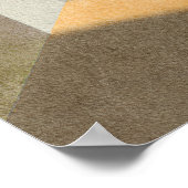 Abstract Light Wall Art for Living Room Decor ポスター (角)