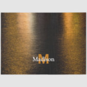 Abstract lights sea shiny bronzed Monogram 薄葉紙 (正面)