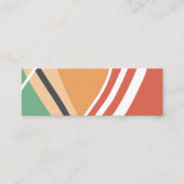 Abstract line art terracotta スキニー名刺 (正面)