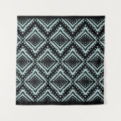 Abstract Line, Beautiful, Ikat seamless pattern, B タペストリー (正面)