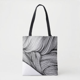 Abstract lines on your bag トートバッグ