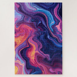 Abstract Liquid Art Vivid Colors Jigsaw Puzzle ジグソーパズル