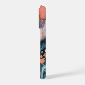 Abstract Liquid Marble Modern  iPhoneケース (左側面)