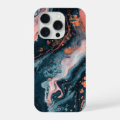 Abstract Liquid Marble Modern  iPhoneケース (裏面)